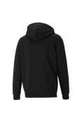JAQUETA PUMA COM CAPUZ ESSENTIALS SMALL LOGO FZ HOODIE FL MASCULINA - Preto