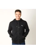 JAQUETA PUMA ESS FZ HOODY FL MASCULINA - Preto