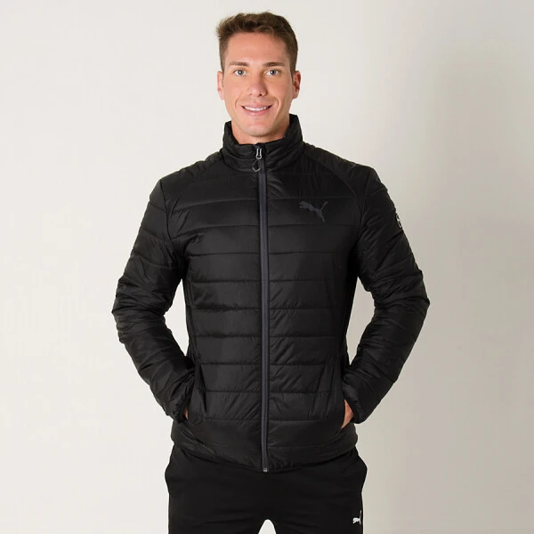JAQUETA PUMA ESS LIGHT PADDED MASCULINA - Preto JAQUETA PUMA ESS LIGHT PADDED MASCULINA - Preto