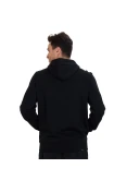 JAQUETA PUMA ESS LOGO HOODED COM CAPUZ MASCULINA - Preto/branco