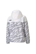 JAQUETA PUMA ESSENTIALS AOP WINDBREAKER FEMININA - Branco