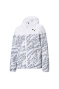 JAQUETA PUMA ESSENTIALS AOP WINDBREAKER FEMININA - Branco