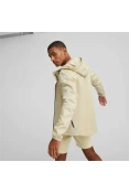 JAQUETA PUMA EVOSTRIPE FULL-ZIP HOODIE MASCULINA - Bege JAQUETA PUMA EVOSTRIPE FULL-ZIP HOODIE MASCULINA - Bege