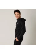 JAQUETA PUMA EVOSTRIPE SPACEKNIT COM CAPUZ MASCULINA - Preto JAQUETA PUMA EVOSTRIPE SPACEKNIT COM CAPUZ MASCULINA - Preto