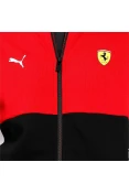 JAQUETA PUMA FERRARI RACE HOODED MASCULINA - Vermelho/preto