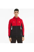 JAQUETA PUMA FERRARI RACE HOODED MASCULINA - Vermelho/preto