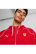 JAQUETA PUMA FERRARI RACE HOODED SWEAT MASCULINA - Vermelho