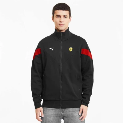 JAQUETA PUMA FERRARI RACE MASCULINA - Preto