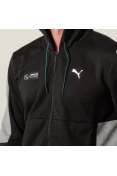 JAQUETA PUMA MERCEDES SWEAT MASCULINA - Preto/cinza