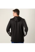 JAQUETA PUMA MERCEDES SWEAT MASCULINA - Preto/cinza