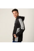 JAQUETA PUMA MERCEDES SWEAT MASCULINA - Preto/cinza