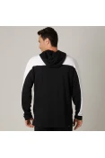JAQUETA PUMA REBEL BLOCK FZ HOODY MASCULINA - Preto