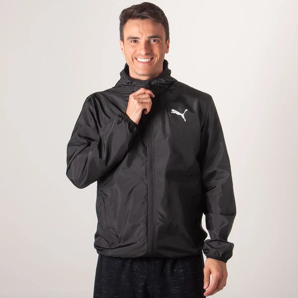 JAQUETA PUMA WINDBREAKER SOLID MASCULINA - Preto