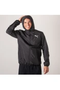 JAQUETA PUMA WINDBREAKER SOLID MASCULINA - Preto JAQUETA PUMA WINDBREAKER SOLID MASCULINA - Preto
