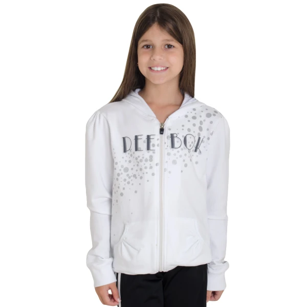 JAQUETA REEBOK GIRLS INFANTIL - Branco