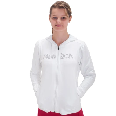 JAQUETA REEBOK LOGO GIRLS INFANTIL - Branco