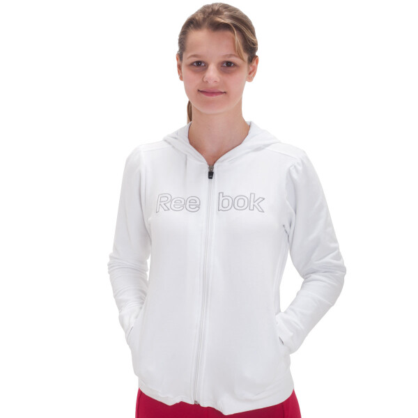 JAQUETA REEBOK LOGO GIRLS INFANTIL - Branco