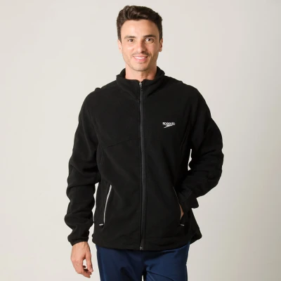 JAQUETA SPEEDO FLEECE MASCULINA - Preto