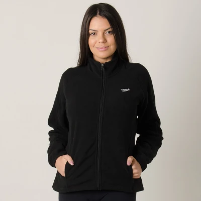JAQUETA SPEEDO LEAFS FEMININA - Preto JAQUETA SPEEDO LEAFS FEMININA - Preto