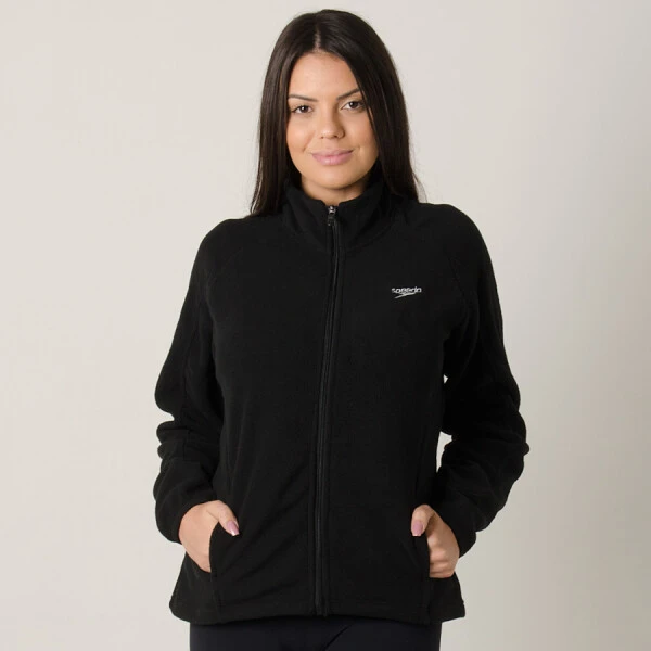 JAQUETA SPEEDO LEAFS FEMININA - Preto JAQUETA SPEEDO LEAFS FEMININA - Preto