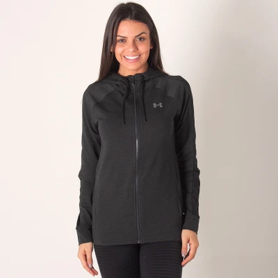 JAQUETA UNDER ARMOUR FEATHERWEIGHT FLEECE FEMININA - Preto