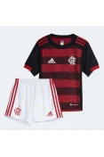 KIT ADIDAS FLAMENGO MINI OFICIAL I 2022/23 KIDS - Vermelho/branco KIT ADIDAS FLAMENGO MINI OFICIAL I 2022/23 KIDS - Vermelho/branco
