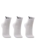 KIT MEIA MIZUNO TRIMIZ BASIC CANO CURTO - Branco