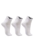 KIT MEIA MIZUNO TRIMIZ BASIC CANO CURTO - Branco