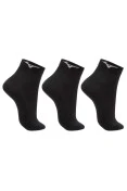 KIT MEIA MIZUNO TRIMIZ BASIC CANO CURTO - Preto