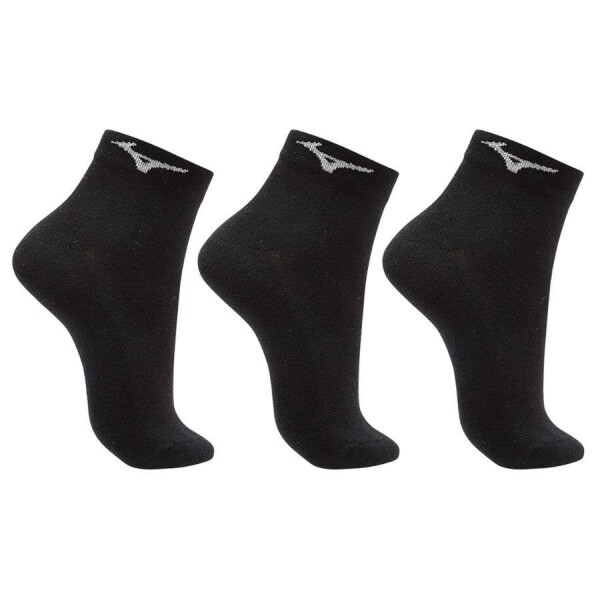 KIT MEIA MIZUNO TRIMIZ BASIC CANO CURTO - Preto