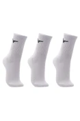 KIT MEIA MIZUNO TRIMIZ BASIC CANO MEDIO - Branco