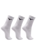 KIT MEIA MIZUNO TRIMIZ BASIC CANO MÉDIO - Branco