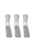 KIT MEIA MIZUNO TRIMIZ BASIC CANO MÉDIO - Branco
