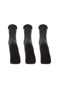 KIT MEIA MIZUNO TRIMIZ BASIC CANO MEDIO - Preto