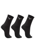 KIT MEIA MIZUNO TRIMIZ BASIC CANO MEDIO - Preto