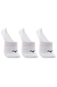 KIT MEIA MIZUNO TRIMTZ BASIC INVISIVEL TRIPACK - Branco