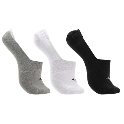 KIT MEIA MIZUNO TRIMTZ BASIC INVISIVEL TRIPACK - Colorido