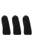 KIT MEIA MIZUNO TRIMTZ BASIC INVISIVEL TRIPACK - Preto