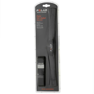 KIT POLAR TRANSMISSOR E FAIXA ELÁSTICA T31 CODED - Preto