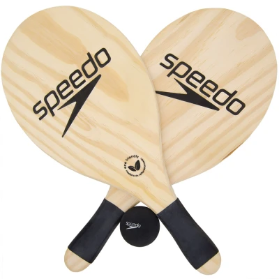 KIT RAQUETE FRESCOBOL SPEEDO POPULAR - Bege
