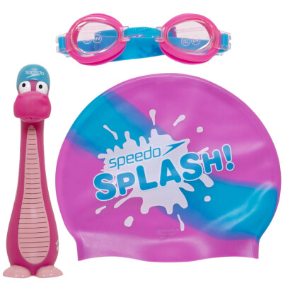 KIT SPEEDO NATAÇÃO SPLASH INFANTIL - Roxo/azul