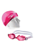 KIT SPEEDO SWIM JR INFANTIL - Rosa/branco