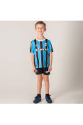 KIT UMBRO GRÊMIO OFICIAL 1 2019 INFANTIL - Azul/preto