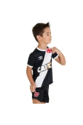 KIT UMBRO VASCO OFICIAL 1 2014 NÚMERO 10 INFANTIL - Branco/preto