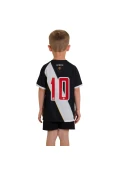 KIT UMBRO VASCO OFICIAL 1 2016 NÚMERO 10 INFANTIL - Preto/branco