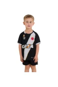 KIT UMBRO VASCO OFICIAL 1 2016 NÚMERO 10 INFANTIL - Preto/branco