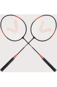KIT VOLLO BADMINTON COM 4 RAQUETES, 3 PETECAS, MAIS REDE - Colorido