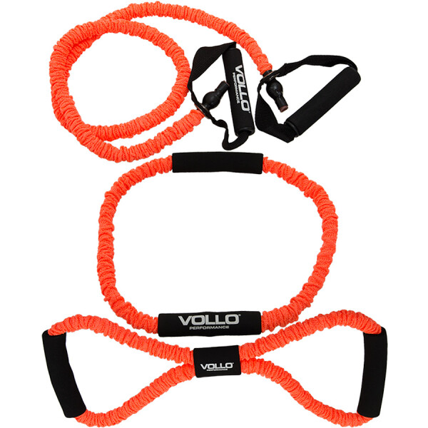 KIT VOLLO CONJUNTO DE TREINO ELITE - Laranja/preto