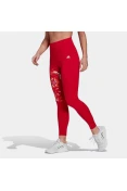 LEGGING ADIDAS CINTURA ALTA FARM RIO FEELBRILLANT AEROREADY FEMININO - Vermelho