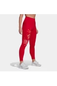 LEGGING ADIDAS CINTURA ALTA FARM RIO FEELBRILLANT AEROREADY FEMININO - Vermelho